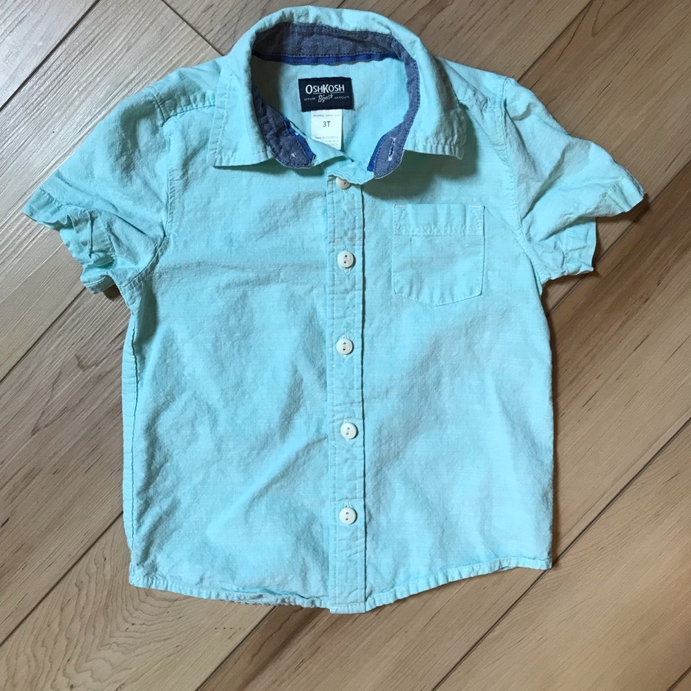 3T OshKosh Button Down Polo